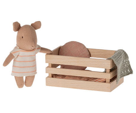 Pig in Box, Baby - Coral - HoneyBug 