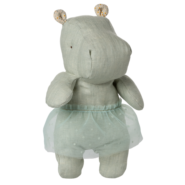 Hippo with Skirt - Small - Mint - HoneyBug 
