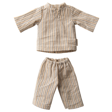 Doll Pajamas - Size 2 - Striped - HoneyBug 