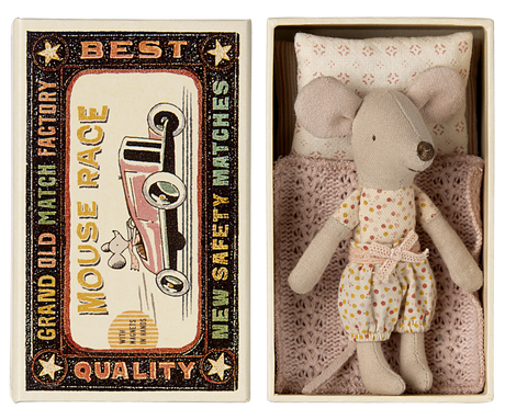 Little Sister, Mouse in Matchbox - HoneyBug 