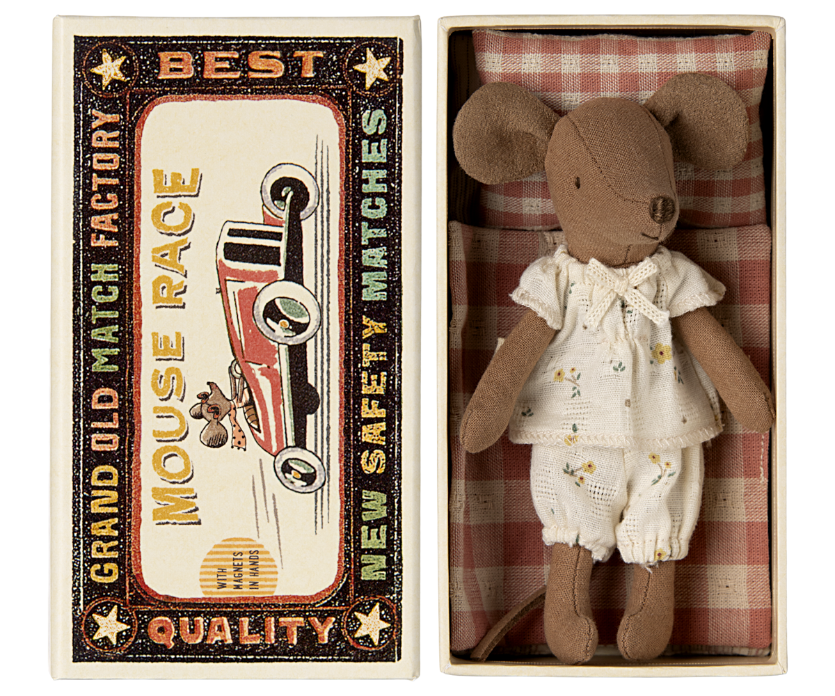 Big Sister Mouse in Box - Pajamas - HoneyBug 