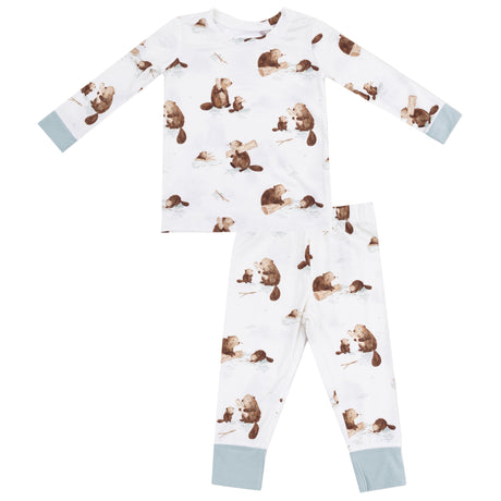 Long Sleeve Loungewear Set - Baby Beavers - HoneyBug 