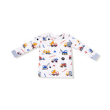 Long Sleeve Loungewear Set - Crayon Construction - HoneyBug 