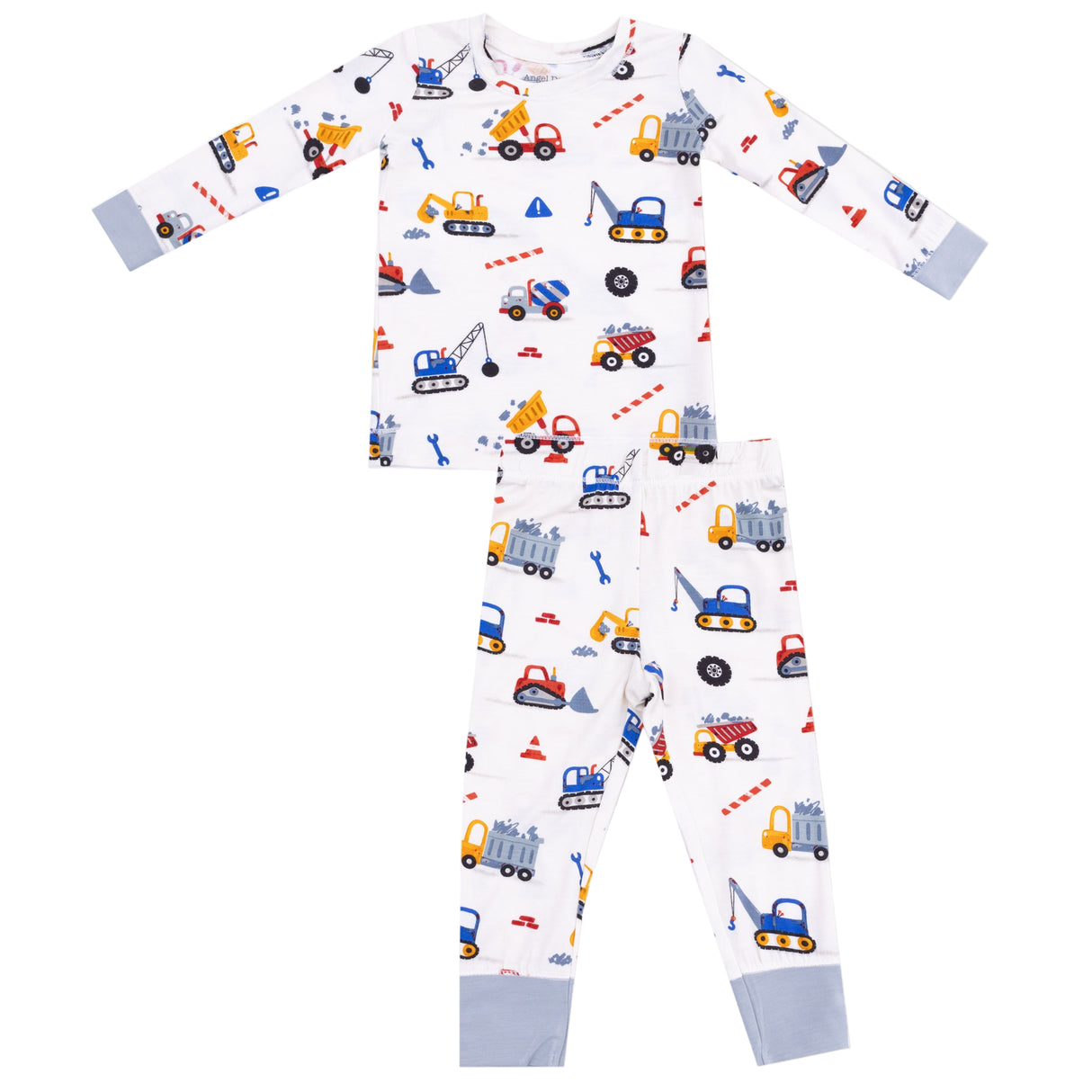 Long Sleeve Loungewear Set - Crayon Construction - HoneyBug 