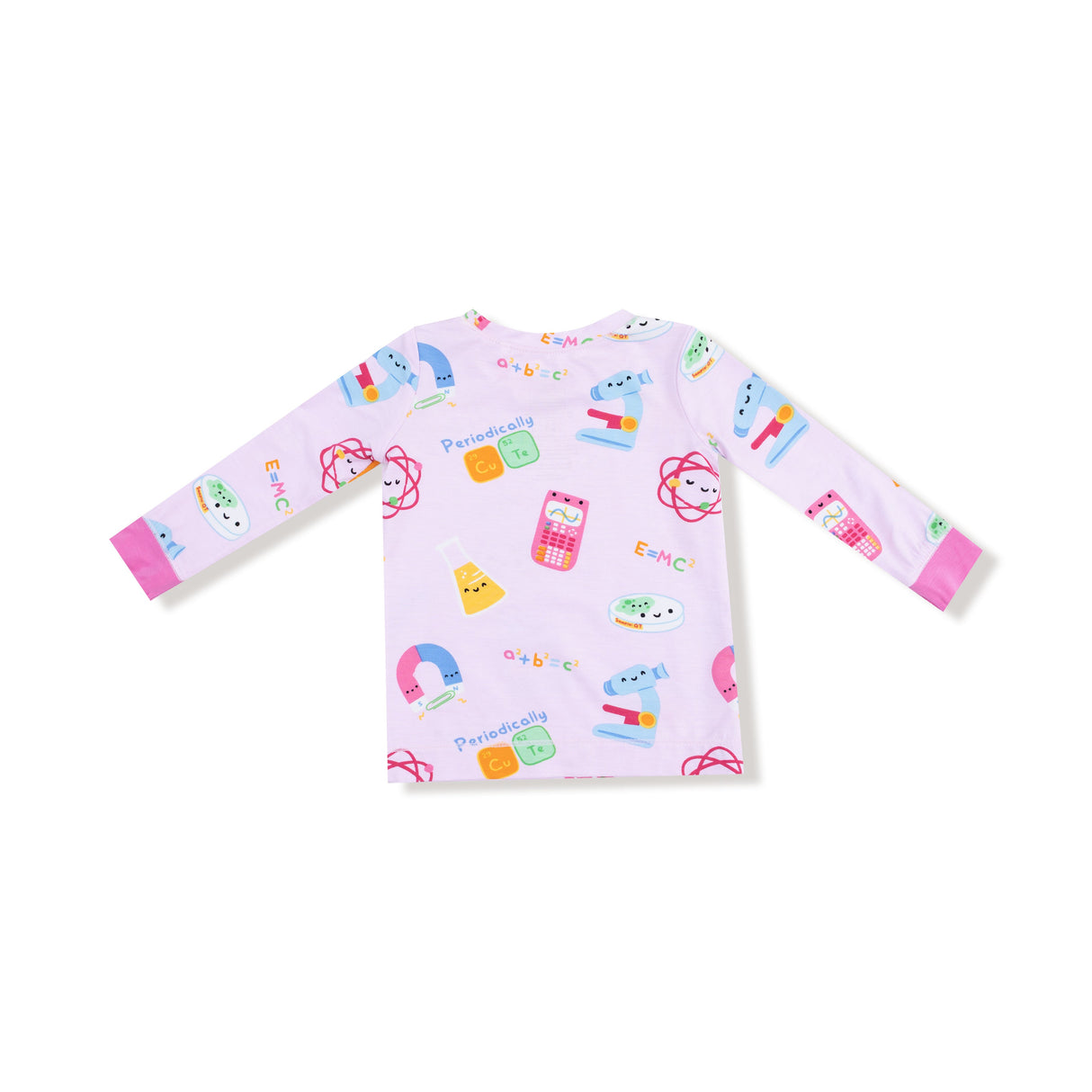 Long Sleeve Loungewear Set - Future Scientist - Pink - HoneyBug 