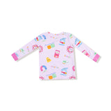 Long Sleeve Loungewear Set - Future Scientist - Pink - HoneyBug 