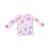 Long Sleeve Loungewear Set - Future Scientist - Pink - HoneyBug 