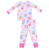 Long Sleeve Loungewear Set - Future Scientist - Pink - HoneyBug 