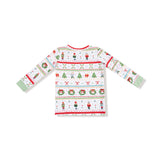 Long Sleeve Loungewear Set - Nutcracker Fair Isle - HoneyBug 