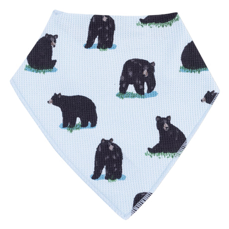 Bandana Bib - Black Bears - HoneyBug 