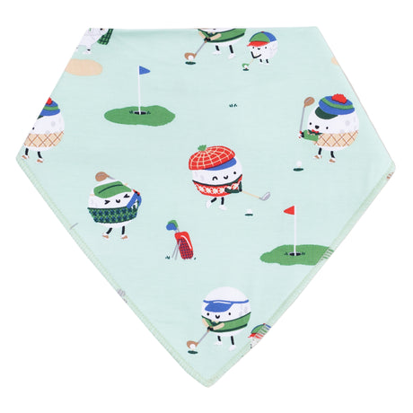 Bandana Bib - Golf Pros - Green - HoneyBug 