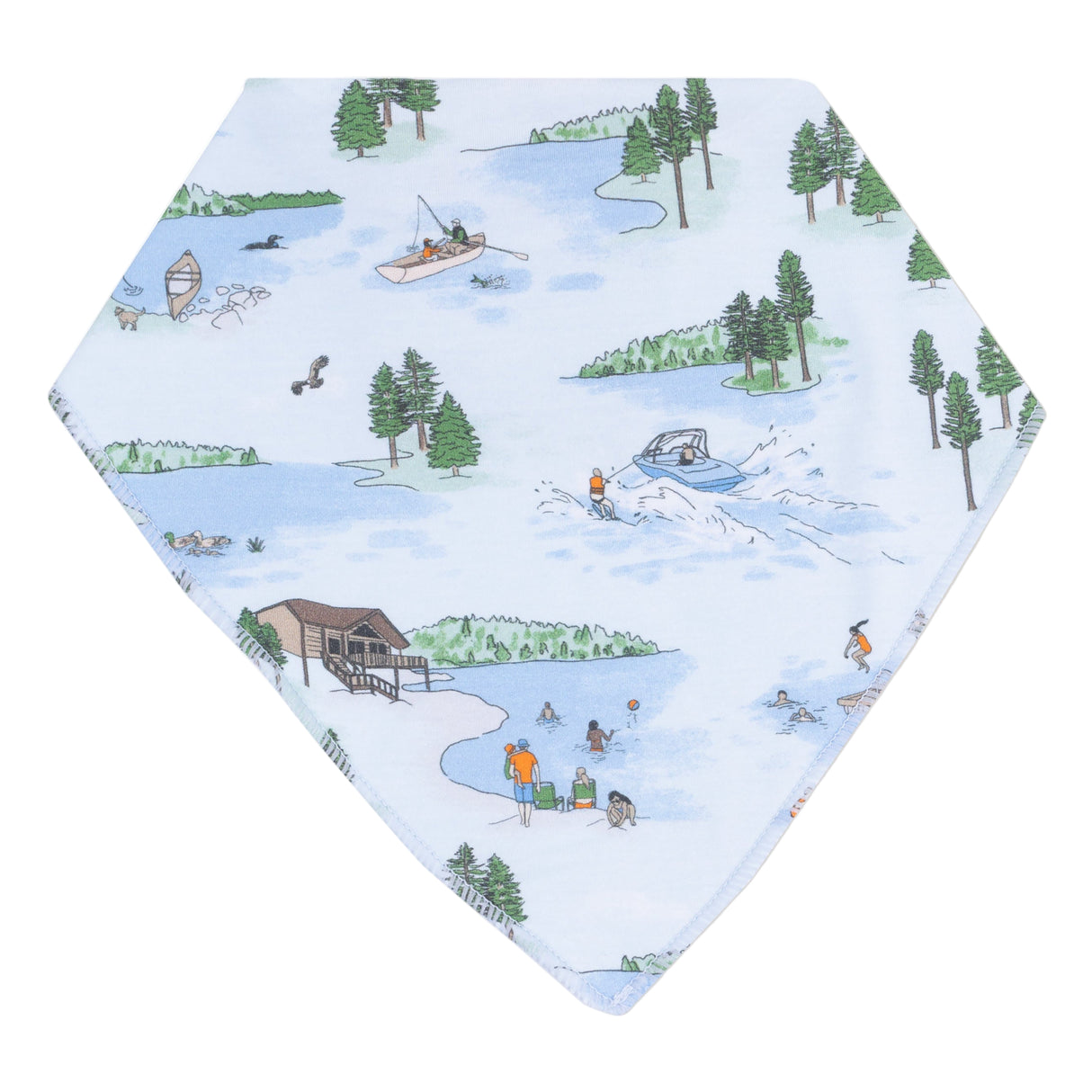 Bandana Bib - Lake Life - HoneyBug 