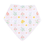 Spring Blooms Bow Trellis - Bandana Bib
