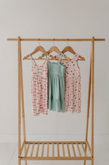 Girl's Tie-Back Romper - HoneyBug 