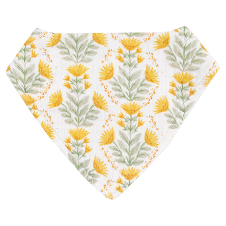 Bandana Bib - Winter Dandelions - HoneyBug 