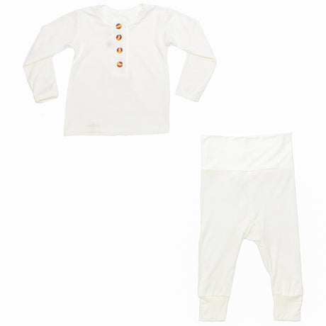 Softest 2 Piece Set - White - HoneyBug 