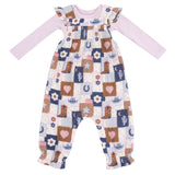 Smocked Overall Set - HoneyBug 