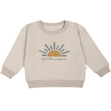 Organic Fleece Sweatshirt - My Little Sunshine - HoneyBug 