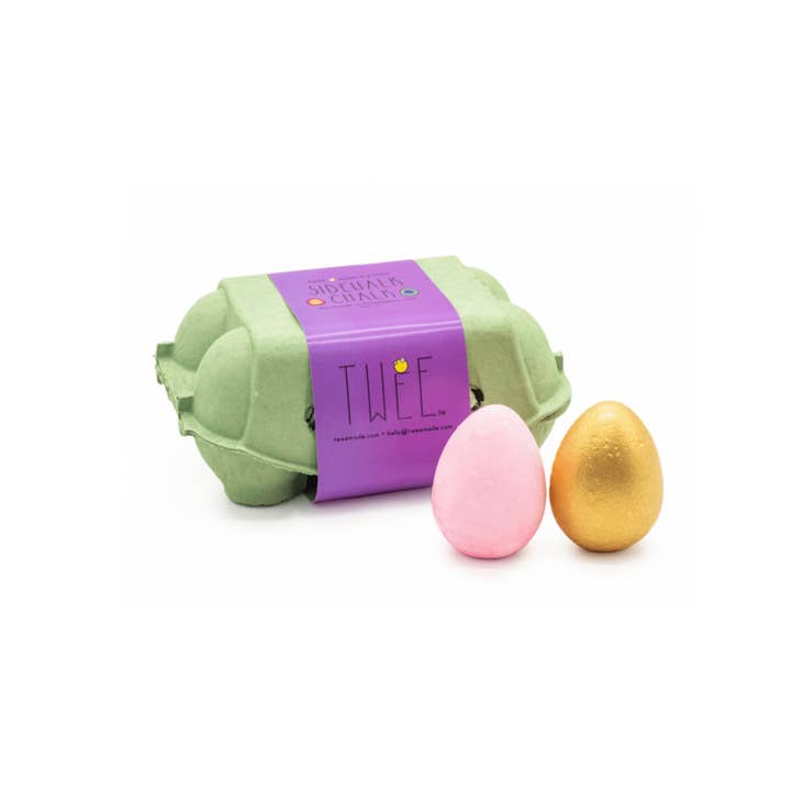 Bunny's 6 Eggs Handmade Sidewalk Chalk - HoneyBug 