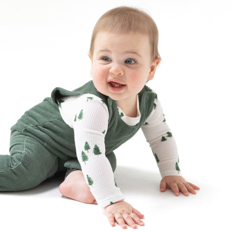 Lap Shoulder Bodysuit - Tiny Forest - HoneyBug 