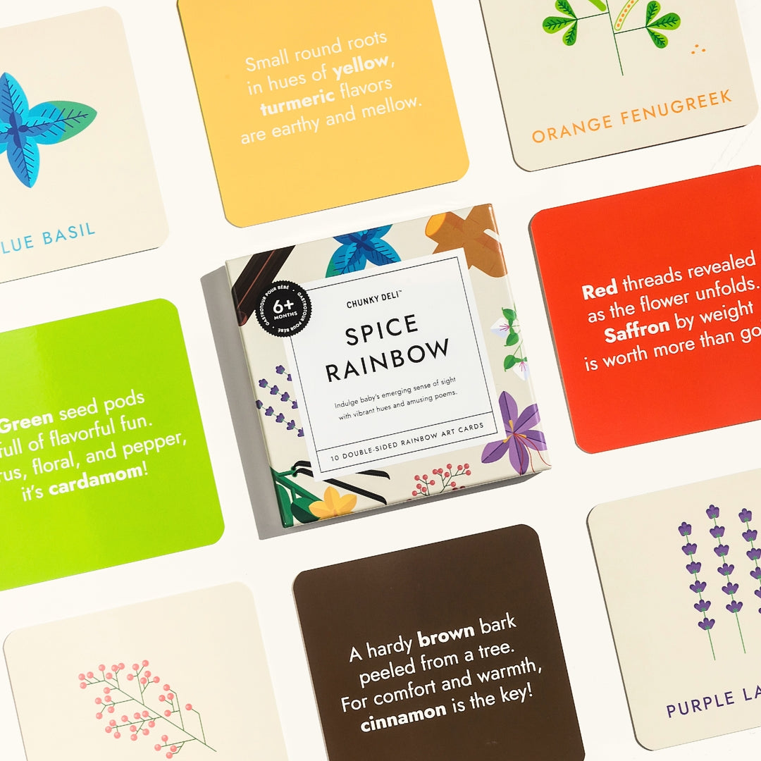 Spice Rainbow Art Cards - HoneyBug 