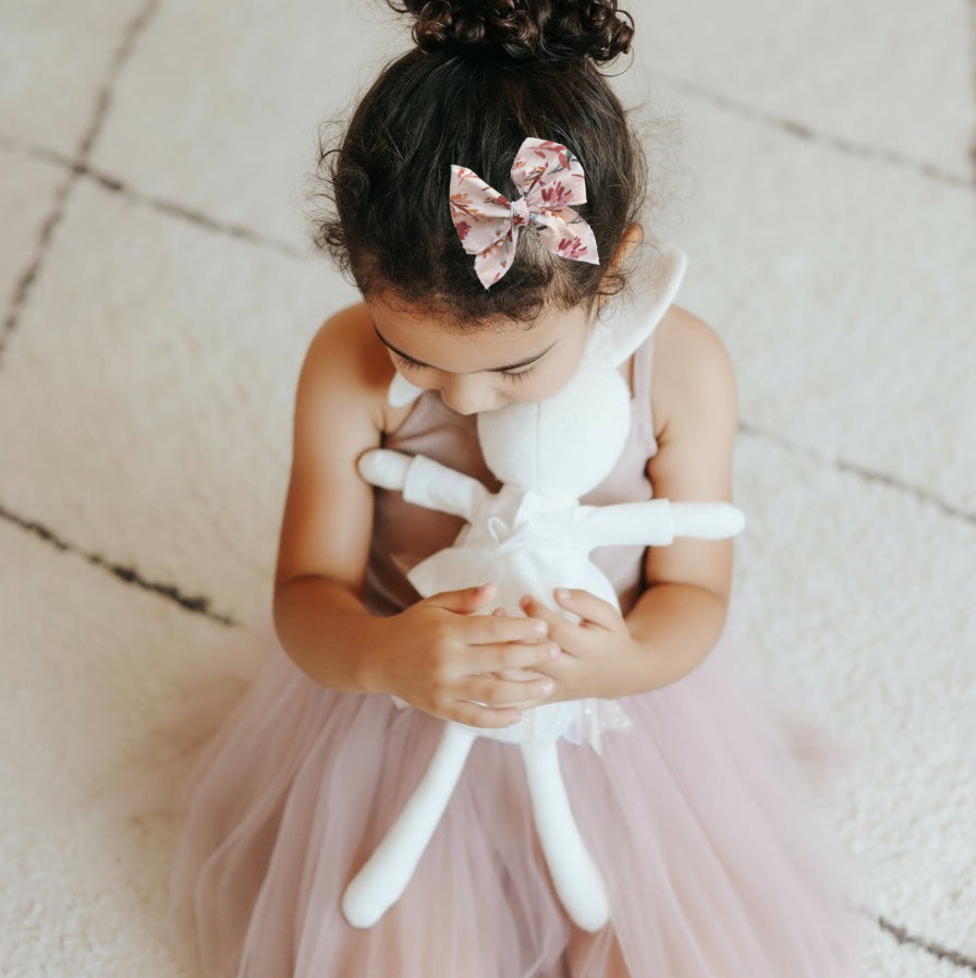 Sailor Bow Baby Girl Nylon Headband Bow Clips