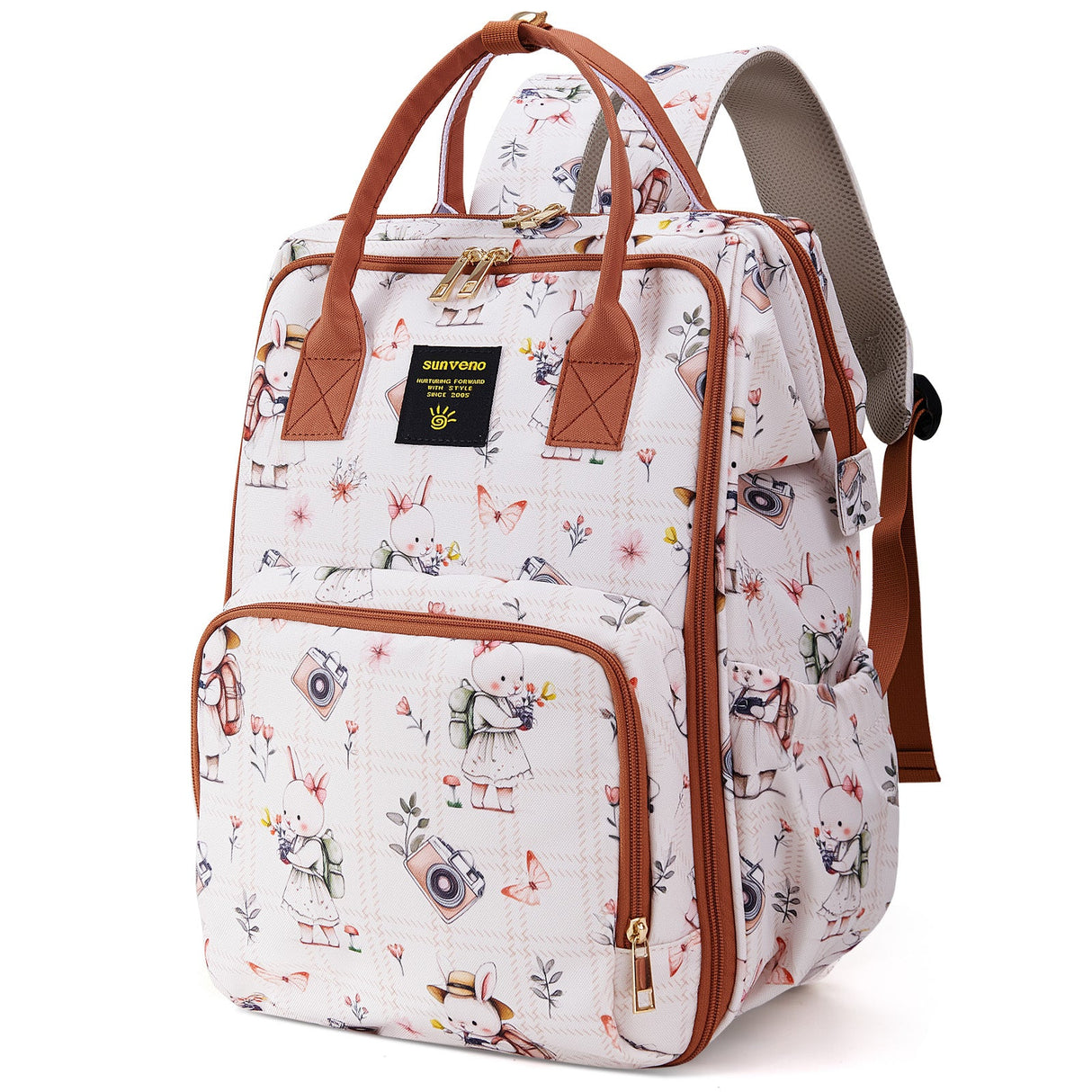 Open-Wide Diaper Backpack