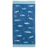 Beach and Bath Towel - Shark - HoneyBug 