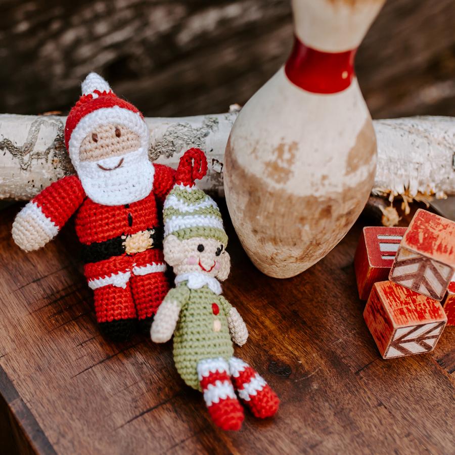 Santa Ornament - HoneyBug 