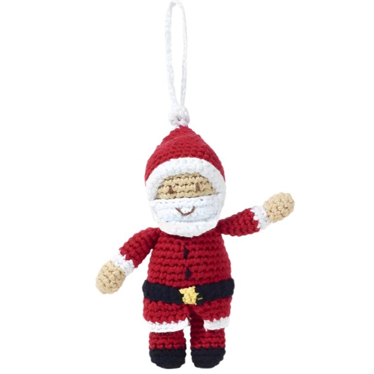 Santa Ornament - HoneyBug 