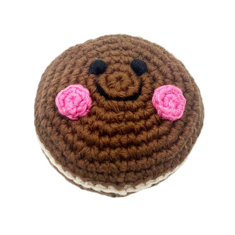 Friendly Macaron Cookie Rattle - HoneyBug 