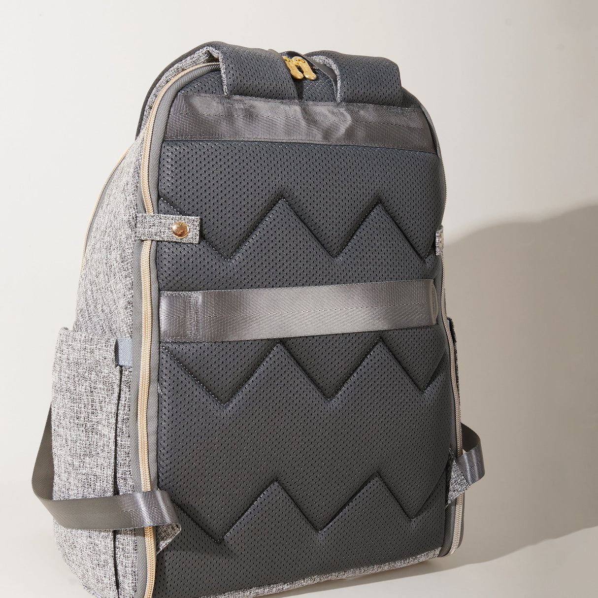 Convertible Tweed Diaper Backpack