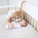 Crib Sheet - Grey Bamboo - HoneyBug 