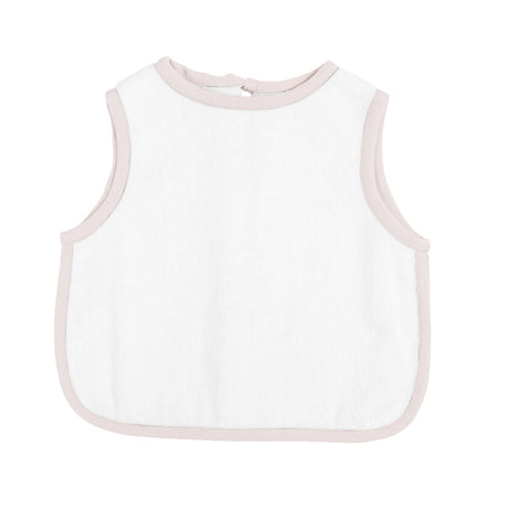 Apron Bib | Blossom Pink Linen - HoneyBug 