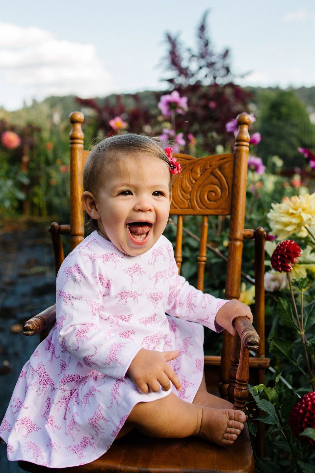 Pink Cheetah Swing Dress - HoneyBug 