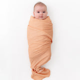Peach Swaddle Set - HoneyBug 