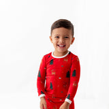 Reindeer Pajama Set - HoneyBug 