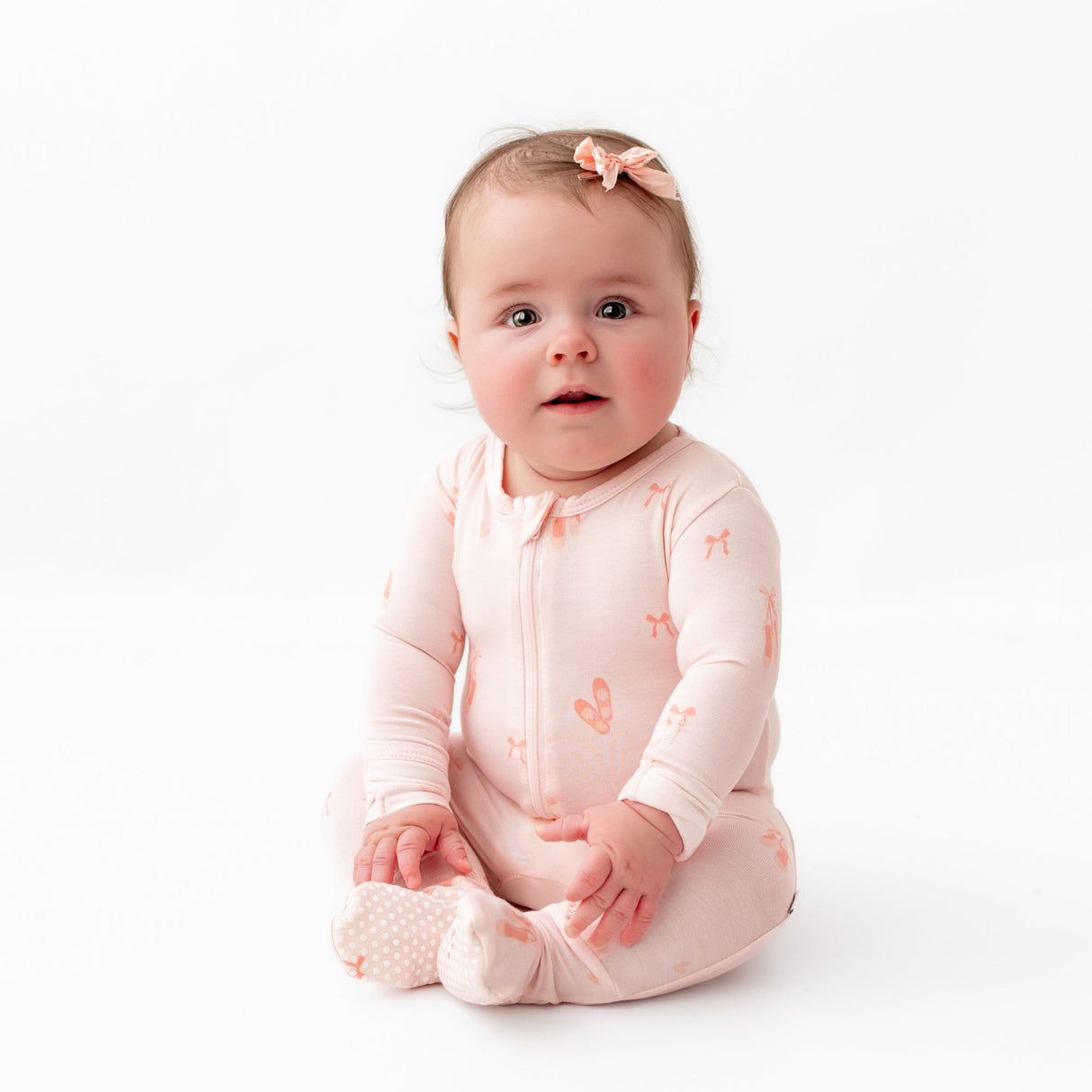Ballerina Zippered Footie - HoneyBug 
