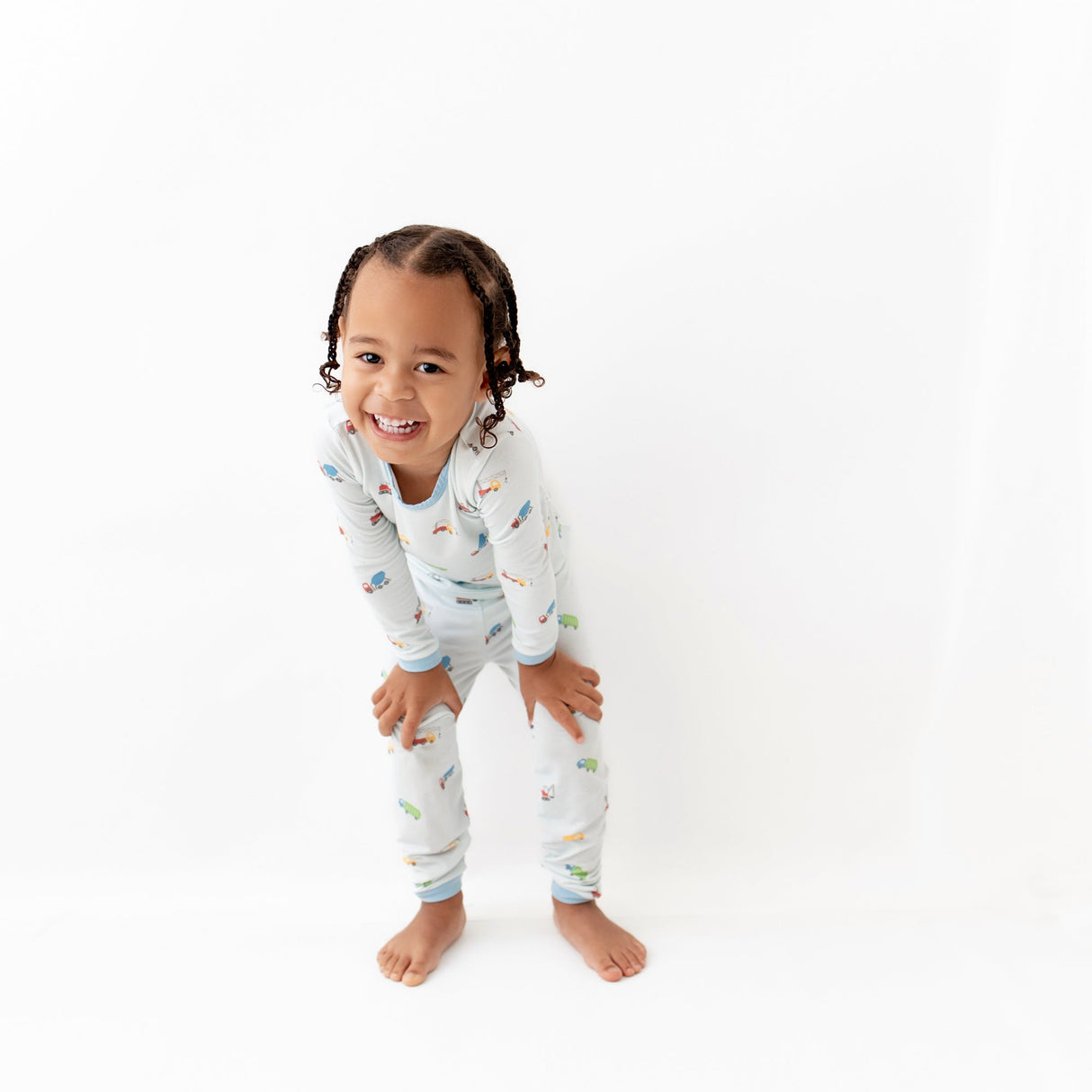 Trucks Pajama Set - HoneyBug 