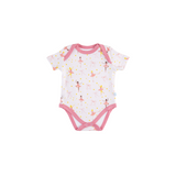 Baby Short-Sleeve Bamboo Bodysuit - HoneyBug 