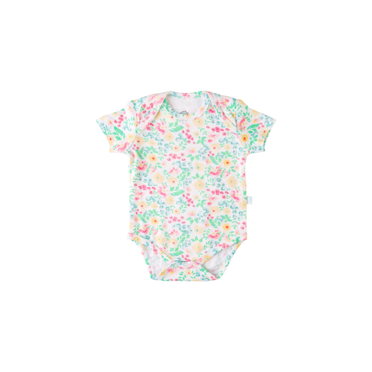 Baby Short-Sleeve Bamboo Bodysuit - HoneyBug 