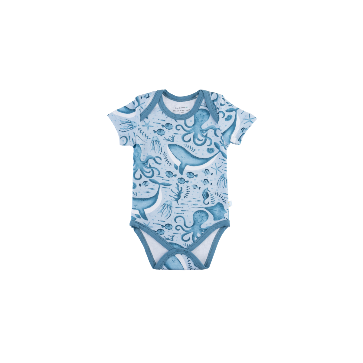 Baby Short-Sleeve Bamboo Bodysuit - HoneyBug 