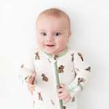 Koala Zippered Footie - HoneyBug 
