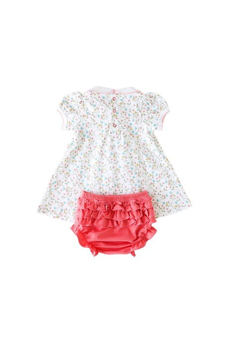 Pink Arabella Smocked Dress - HoneyBug 