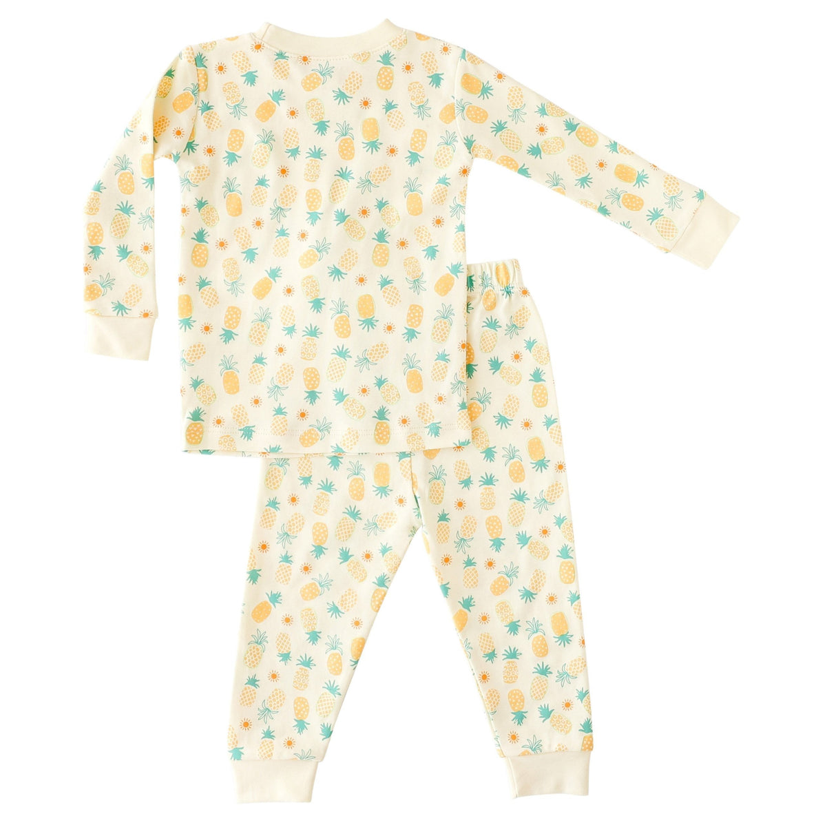 Pineapple Print 2-Piece Pajama - HoneyBug 