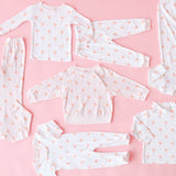 Pink Heart Balloon Romper - HoneyBug 