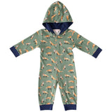 Green Fox Jogger Jumpsuit - HoneyBug 