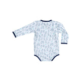 Puffin Print Kimono Onesie - HoneyBug 