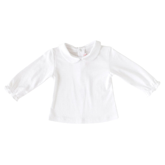 White Peter Pan Top - HoneyBug 