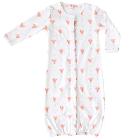 White Heart Balloon Converter Gown - HoneyBug 